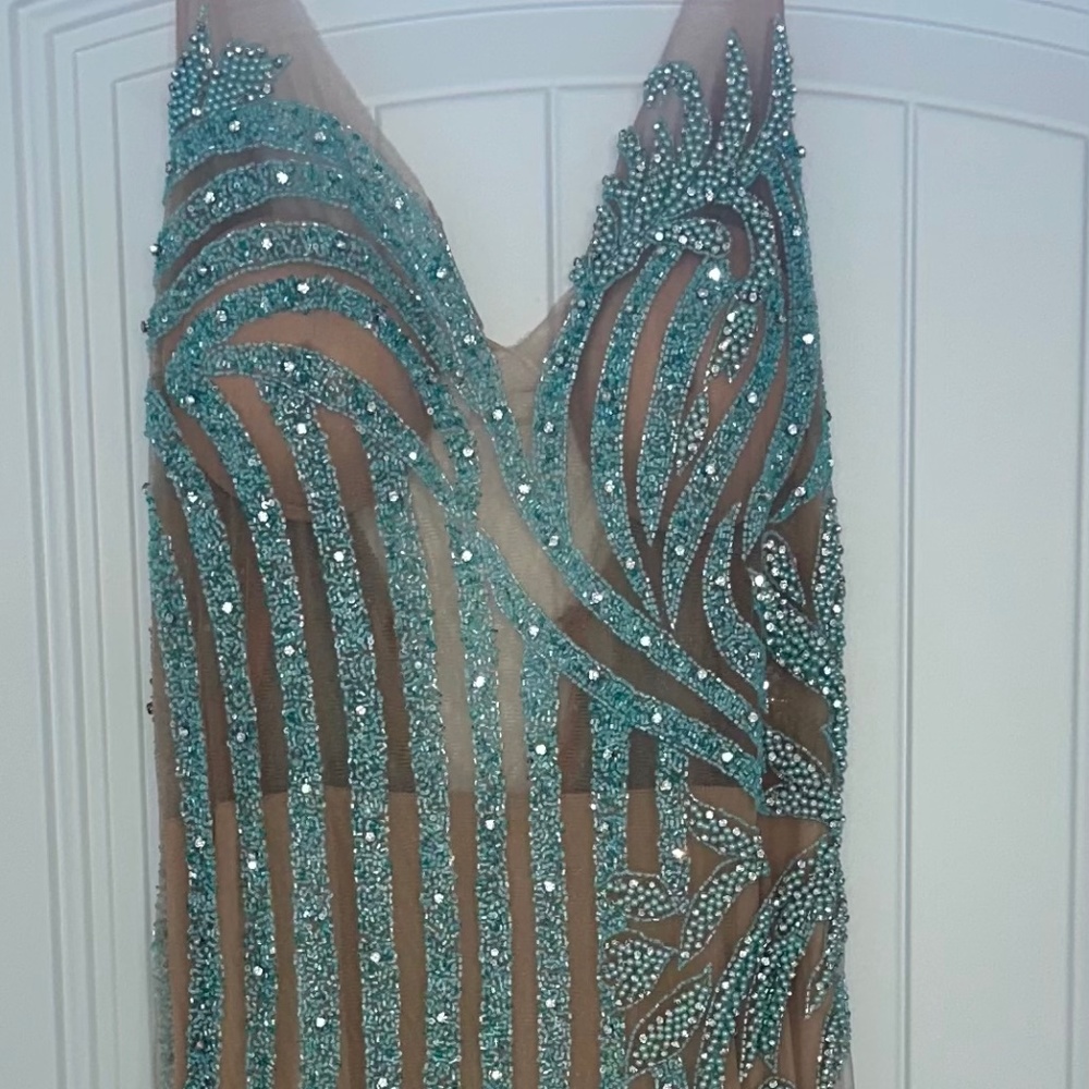 Custom made beaded dress
